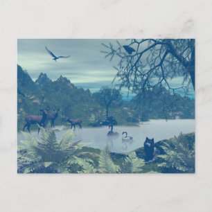 Carte postale de l'explosion de la nature