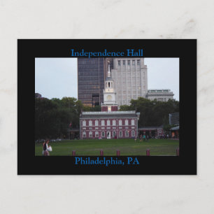 Carte postale de l'Hall de l'Indépendance de Phila