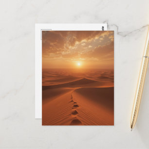 Carte postale de l'horizon de la dune rouge – Chem