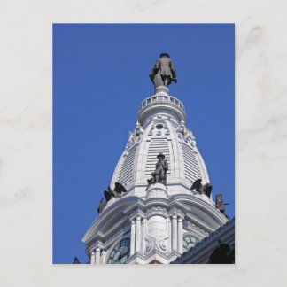 Carte postale de l'hôtel de ville de Philadelphie