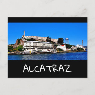 CARTE POSTALE DE L'ÎLE D'ALCATRAZ SAN FRANCISCO CA
