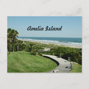 carte postale de l'île d'amelia
