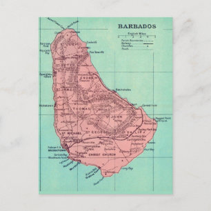 Carte postale de l'île de la Barbade