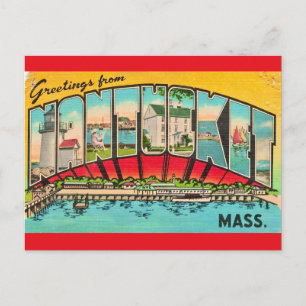 Carte postale de l'île de Nantucket