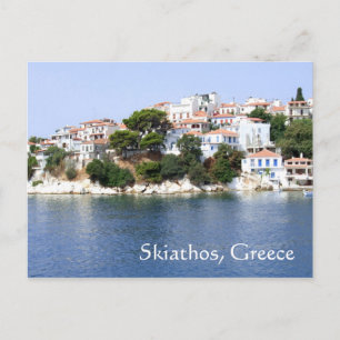 Carte postale de l'île de Skiathos, Grèce
