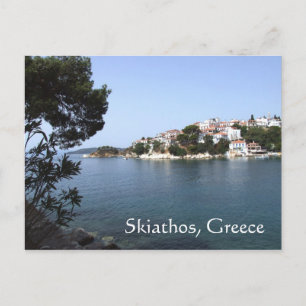 Carte postale de l'île de Skiathos, Grèce