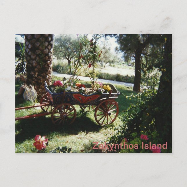 Carte postale de l'île de Zakynthos (Devant)