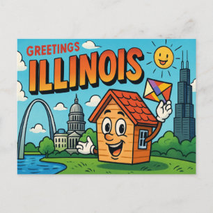 Carte postale de l'ILLINOIS