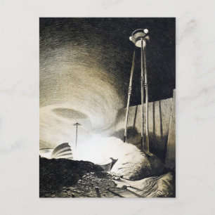 Carte postale de l'illustration de la guerre vinta