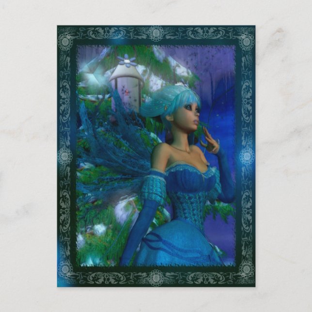 Carte postale de l'Imaginaire d'hiver Fae Frost (Devant)