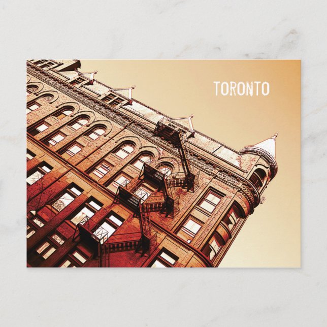 Carte postale de l'immeuble Toronto Flat Iron (Devant)
