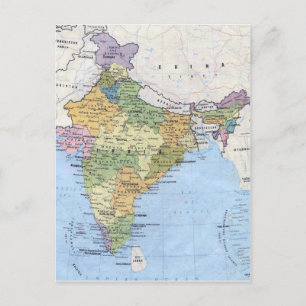 Carte postale de l'Inde