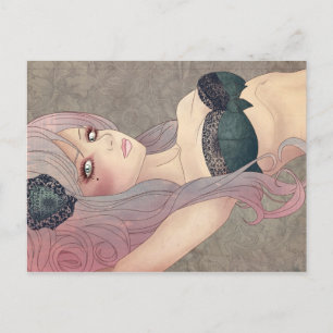 Carte postale de lingerie victorienne