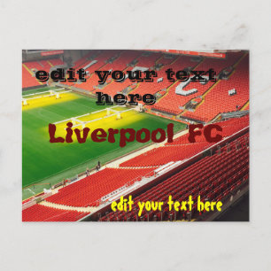 carte postale de Liverpool FC