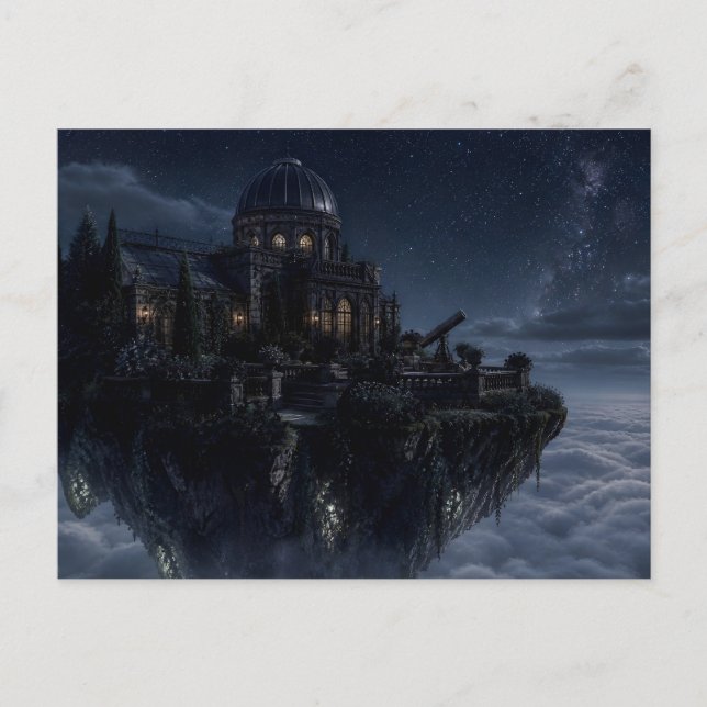 Carte postale de l'observatoire flottant (Devant)