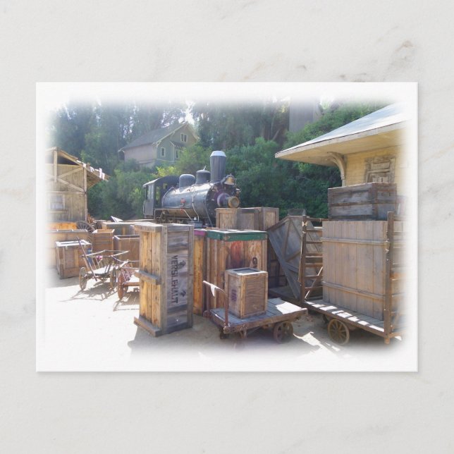 Carte postale de locomotive vintage ! (Devant)