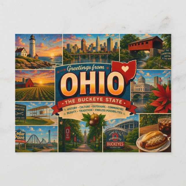 Carte postale de l'Ohio (Devant)