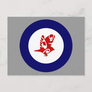 Carte postale de l'oiseau NZ Silvereye TAHUHOU