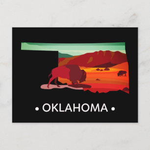 Carte postale de l'Oklahoma