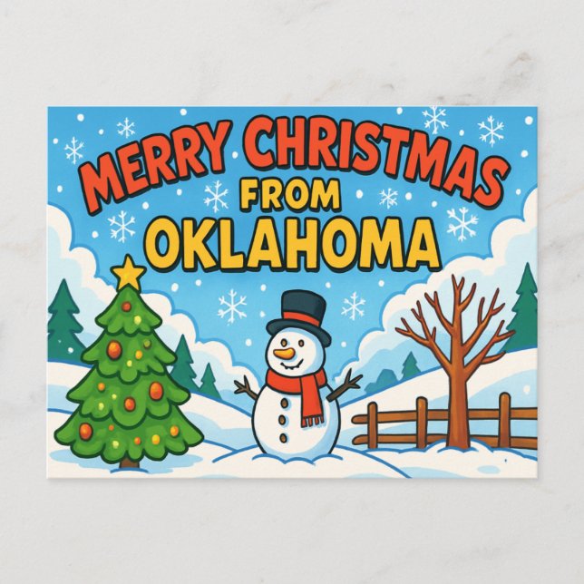 Carte postale de l'OKLAHOMA (Devant)