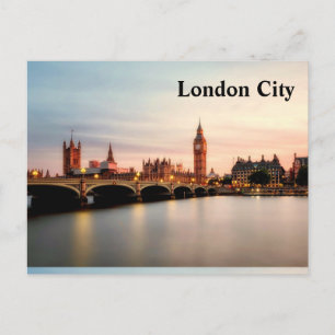 Carte postale de Londres City Big Ben