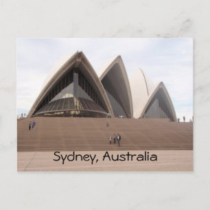 carte postale de l'opéra de sydney