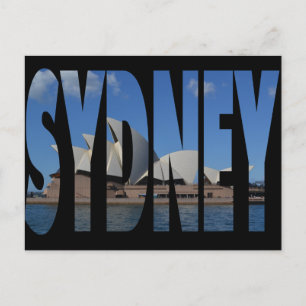 Carte postale de l'opéra de Sydney