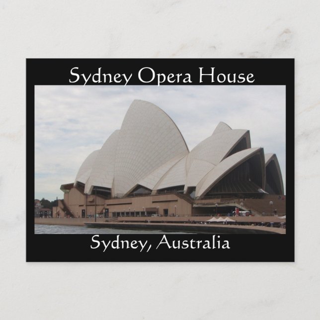 Carte postale de l'Opéra de Sydney (Devant)