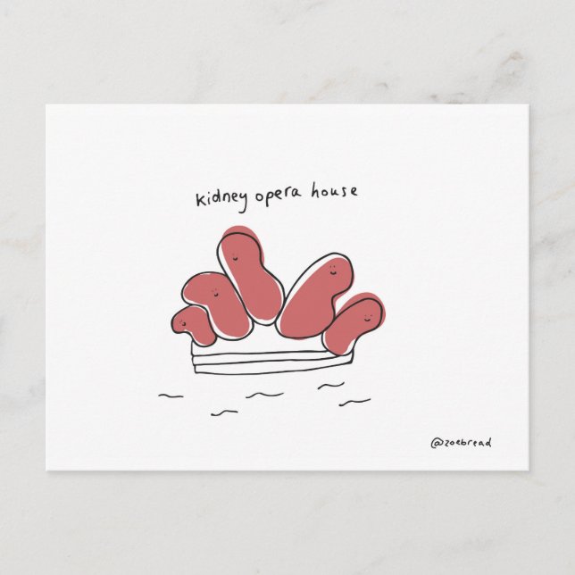 carte postale de l'opéra rénale (Devant)