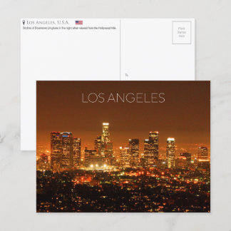 Carte postale de Los Angeles, États-Unis