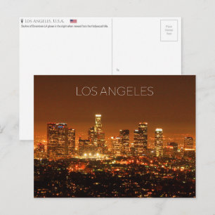 Carte postale de Los Angeles, États-Unis