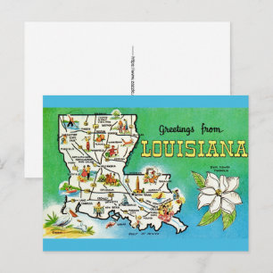 Carte postale de Louisiane