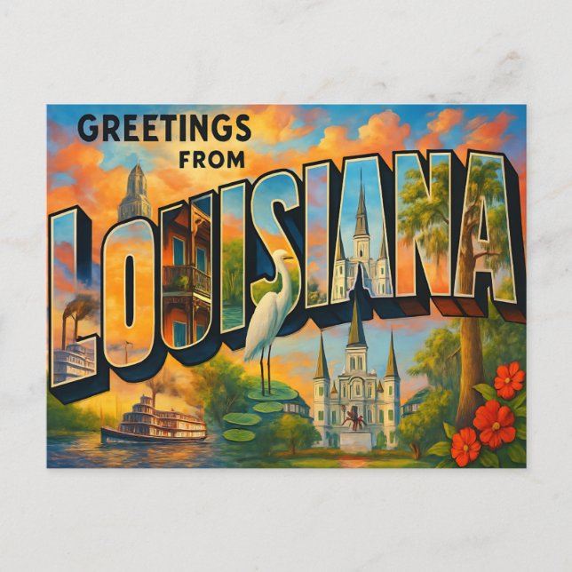 Carte postale de LOUISIANE (Devant)