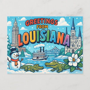 Carte postale de LOUISIANE
