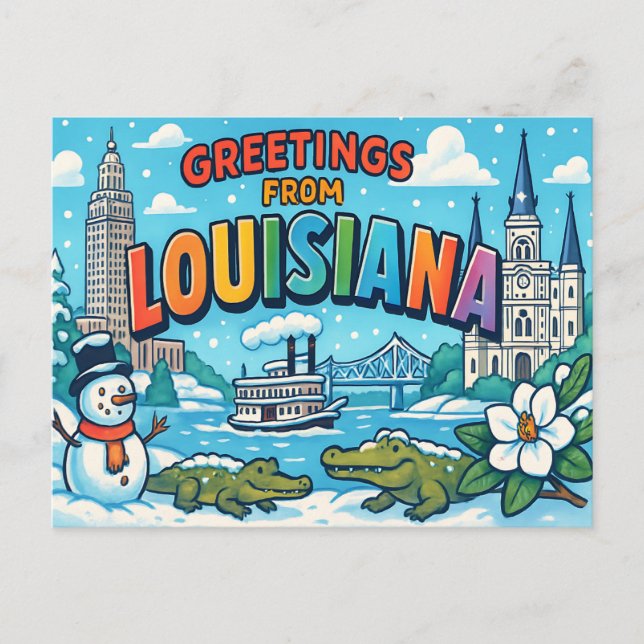 Carte postale de LOUISIANE (Devant)