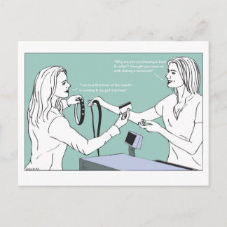 Carte postale de loup-garou