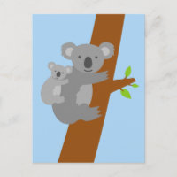 Carte postale de l'ours Koala