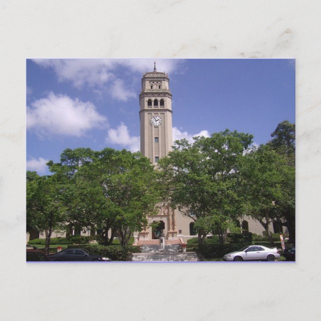 Carte postale de l'Université de Porto Rico Tower (Devant)