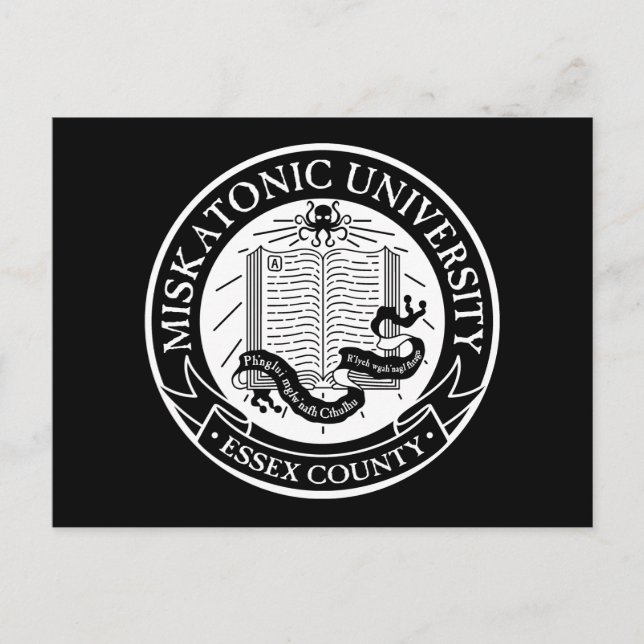 Carte postale de l'université Miskatonic (Devant)