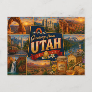 Carte postale de l'Utah
