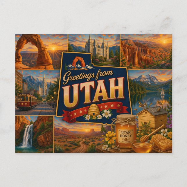 Carte postale de l'Utah (Devant)