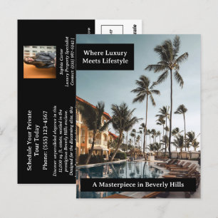 Carte postale de luxe personnalisée