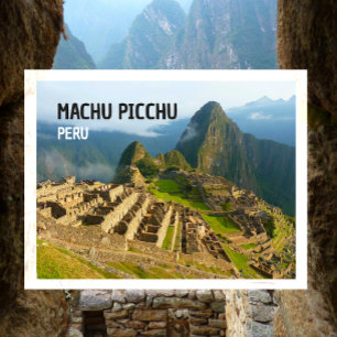 Carte postale de Machu Picchu, Pérou