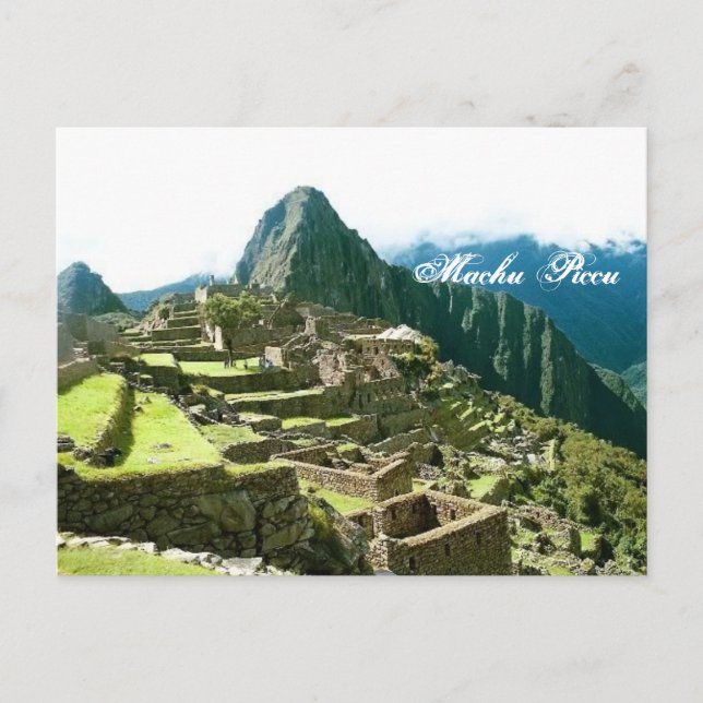 Carte postale de Machu Picchu Pérou (Devant)