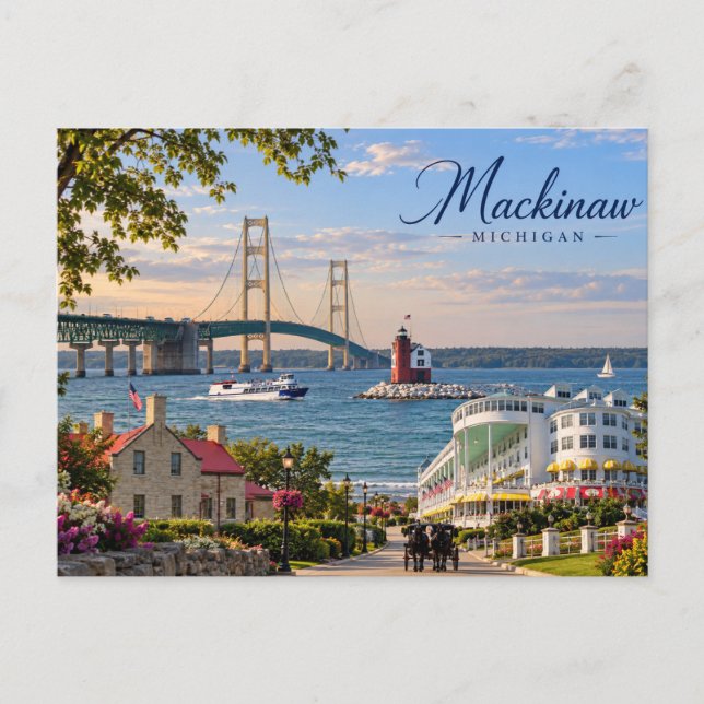 Carte postale de Mackinaw (Devant)