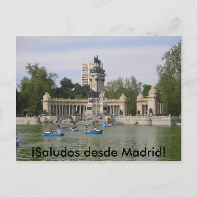 Carte postale de Madrid, Espagne (Devant)