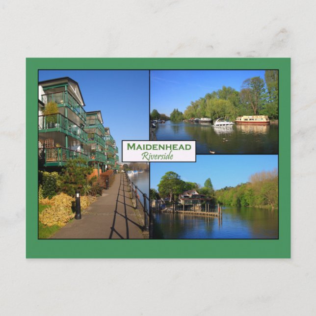 Carte postale de Maidenhead Riverside (Devant)