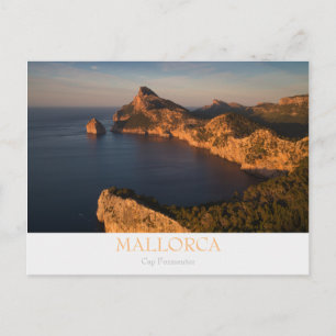 Carte postale de Majorque - Cap Formentor avec tex