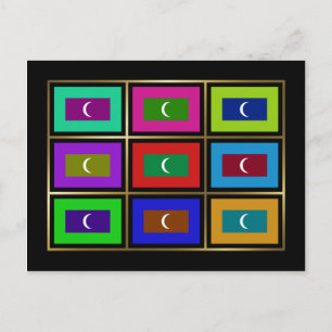 Carte postale de Maldive Multi-Hue