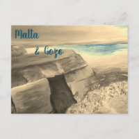 Carte postale de Malte et Gozo